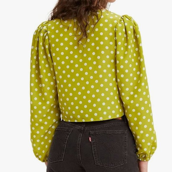 Levi's Embry Tie Front Daisy Blouse - Picture 4 of 14